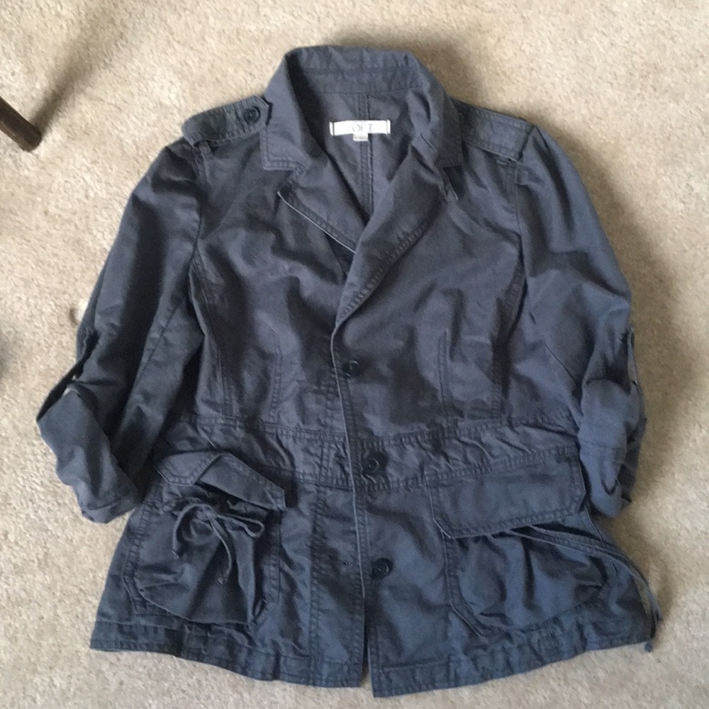 Blueish gray jacket